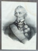 Aleksandr Suvorov de C. Motte - Litografie, 1828