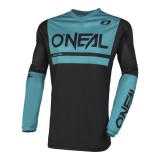 Cumpara ieftin Bluza O&#039;Neal Element Threat Air V.23 - M, Negru-Turcoaz Ultimate FactoryBikes