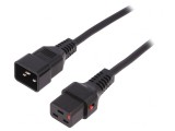 Cablu de Alimentare IEC C19-C20 cu Blocare 2m