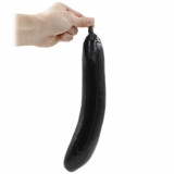 Dildo Eggplant PVC Negru 30 cm Guilty Toys