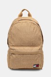 Tommy Jeans rucsac barbati, culoarea bej, mare, neted, AM0AM12912