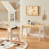 Set birou cu scaun pentru copii Skinnskatteberg alb [en.casa] HausGarden Leisure