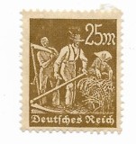 Germania - Valori noi, 1922 - 25 Mk, neobliterat