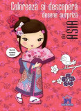 Colorează și descoperă desene surpriză din Asia - Paperback brosat - Julie Camel, Charlotte Segond-Rabilloud - Didactica Publishing House