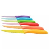 Set de cutite pentru friptura, colorat, 6 bucati Handy KitchenServ