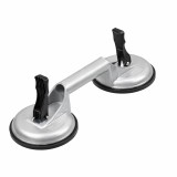 Ventuza dubla PRO pentru manipulare sticla si gresie, corp aliaj de aluminiu