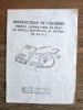Instructiuni de folosire Aspirator romanesc tip AP 10 E / CD1P