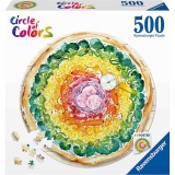 Cumpara ieftin Puzzle Cerc Pizza, 500 Piese, Ravensburger