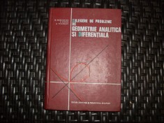 Culegere De Probleme De Geometrie Analitica Si Diferentiala - M. Bercovici, S. Rimer , 20664