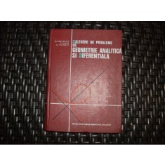 Culegere De Probleme De Geometrie Analitica Si Diferentiala - M. Bercovici, S. Rimer , 20664