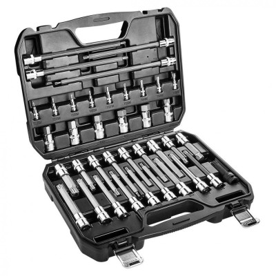 Set tubulare cu bit Torx scurt si lung 1/2 &amp;amp;quot; set 38pcs 08-710 foto