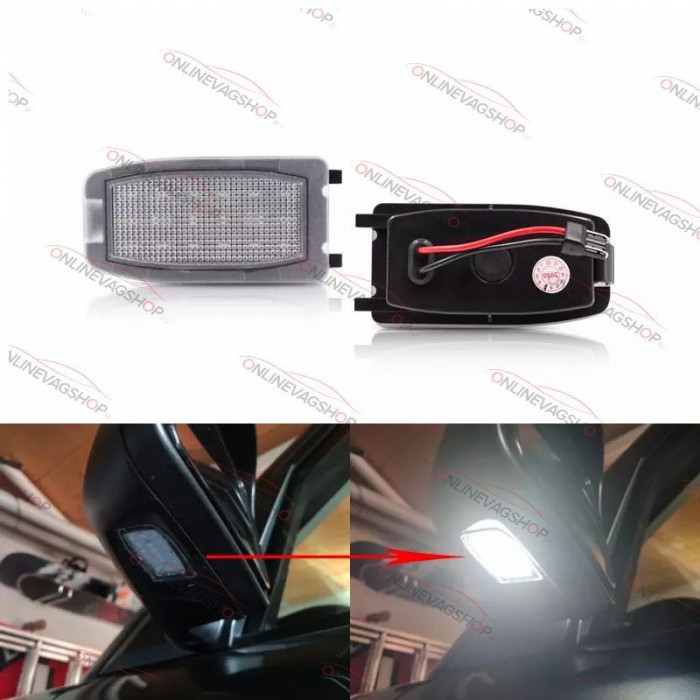 Set lampi LED oglinda Range Rover, Discovery, Freelander