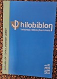 Philobiblon : Transilvania Journal of Multidisciplinari Research in Humanities nr 01/2024 volume XXIX