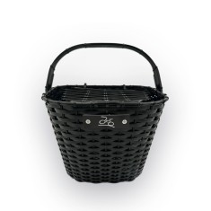 Cos fata biciclete &quot;Click&quot; sistem prindere pipa ghidon, culoare negru Cod:A258