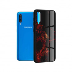 Husa Compatibila cu Samsung Galaxy A30s / A50 / A50s Techsuit Glaze Red Nebula