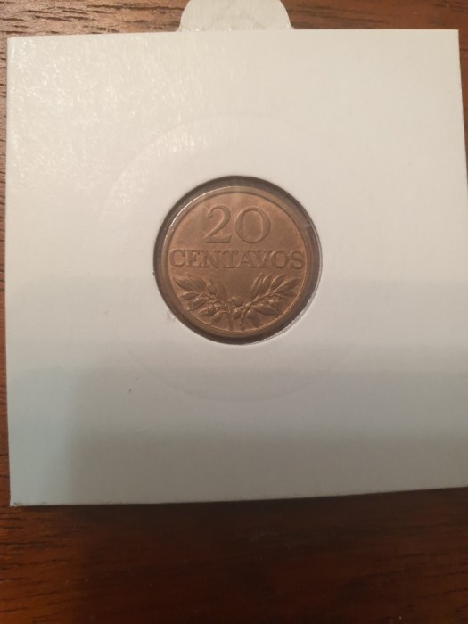 PORTUGALIA 20 centavos 1970