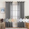 Set 2 Draperii 140 x 265 cm, Gri - CN
