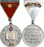 Insigna - Festivalul National Cantarea Romaniei 1978-1979
