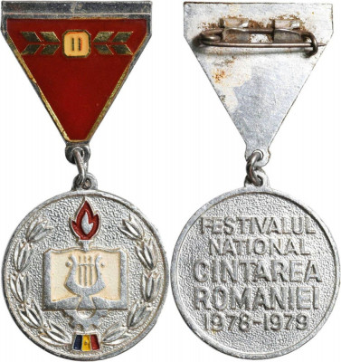 Insigna - Festivalul National Cantarea Romaniei 1978-1979 foto