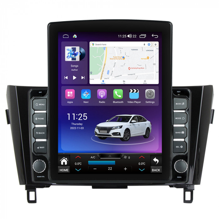 Navigatie dedicata cu Android Nissan Qashqai II 2014 - 2021, 4GB RAM, Radio GPS