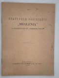 Carte veche 1929 Statutele Societatii Meglenia a Colonistilor din Dobrogea Noua Brosura de colectie