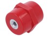 Izolator suport 35mm 1kV roșu UL94V-0