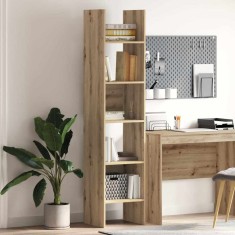vidaXL Dulap pentru cărți stejar artizanal 40 x 35 x 180 cm
