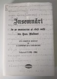 &Icirc;nsemnări de pe manuscrise și cărți vechi din Țara Moldovei (vol. II 1751-1795)
