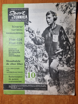 sport si tehnica octombrie 1967-art. judetul maramures,motocros brasov foto