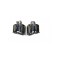 Ornament de toba compatibil Audi model tip RS-Argintiu