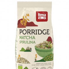 Porridge Express cu Matcha si Spirulina Fara Gluten Bio 350gr Lima