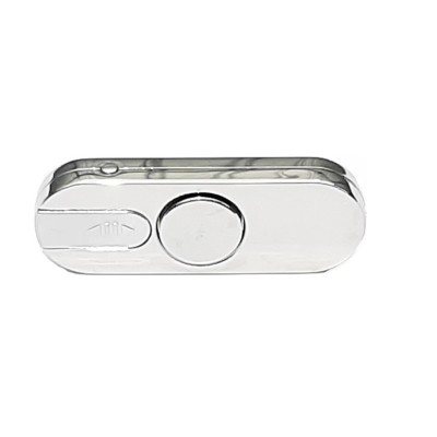 Bricheta Argintie cu incarcare USB Spinner foto