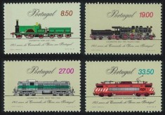 Portugalia 1981 - Locomotive, trenuri, cai ferate, serie neuzata