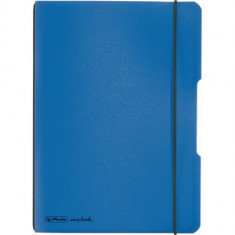 Caiet Herlitz MyBook Flex, logo negru, A4, 40 file, dictando, coperta PP,... foto