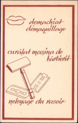 A1517 Set șervețele demachiat și curățat mașina de bărbierit, Rom&amp;acirc;nia comunistă foto