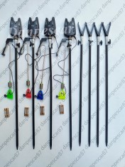 SET 4 Avertizori FL JY75 CU 4 Swingeer MKM2 cu iluminare si 8 Tije