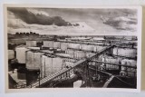 REZERVOARE IN PORTUL CONSTANTA , VEDERE DE ANSAMBLU , FOTOGRAFIE TIP CARTE POSTALA , INTERBELICA