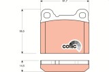 TRW GDB1160 COTEC set placute frana,frana disc