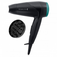 Uscator de Par Remington On The Go D1500 2000W Negru Verde foto