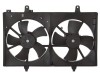 GMV radiator electroventilator Nissan Murano, 2003-2015, motor 3.5 V6, benzina, 335/335 mm; (4 +4) pini