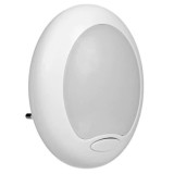 Lampa de Veghe cu Senzor de Lumina in 6 Culori, pentru Priza, Consum Redus 1.8W, Universal, Alb, Original Deals
