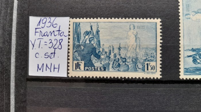 1936-Franta-YT328-c.set-MNH-YT=40 E