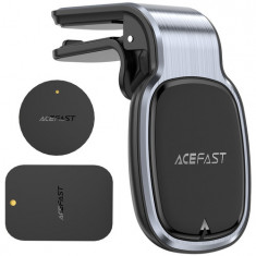 Suport magnetic pentru telefon auto Acefast pentru grila de ventilație, gri (D16-grey)