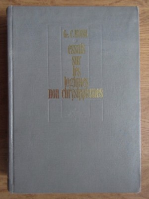 Essais sur les logiques non chrysippiennes / Gr. C. Moisil 820p foto