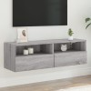 VidaXL Comodă TV de perete, gri sonoma, 100x30x30 cm, lemn prelucrat