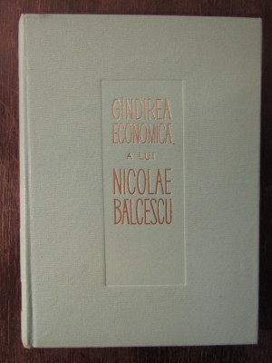 SULTANA SUTA SELEJAN - GANDIREA ECONOMICA A LUI NICOLAE BALCESCU foto