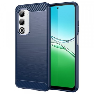 Husa pentru Oppo A5 4G, Techsuit, Carbon, Albastra foto