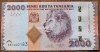 Bancnota 2000 Shillings Tanzania 2020 UNC