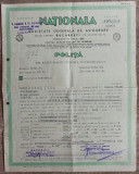 Polita de asigurare contra incendiului Nationala, 1942