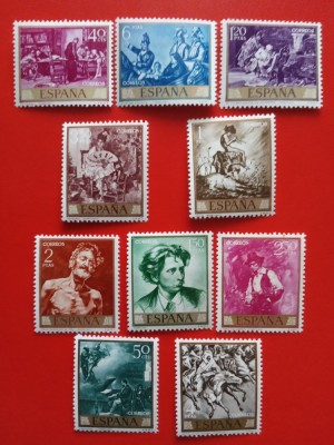 SPANIA, PICTURI - SERIE COMPLETĂ MNH foto